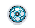 Lucky Scooters QUATRO scooter wheels 110mm - white on teal