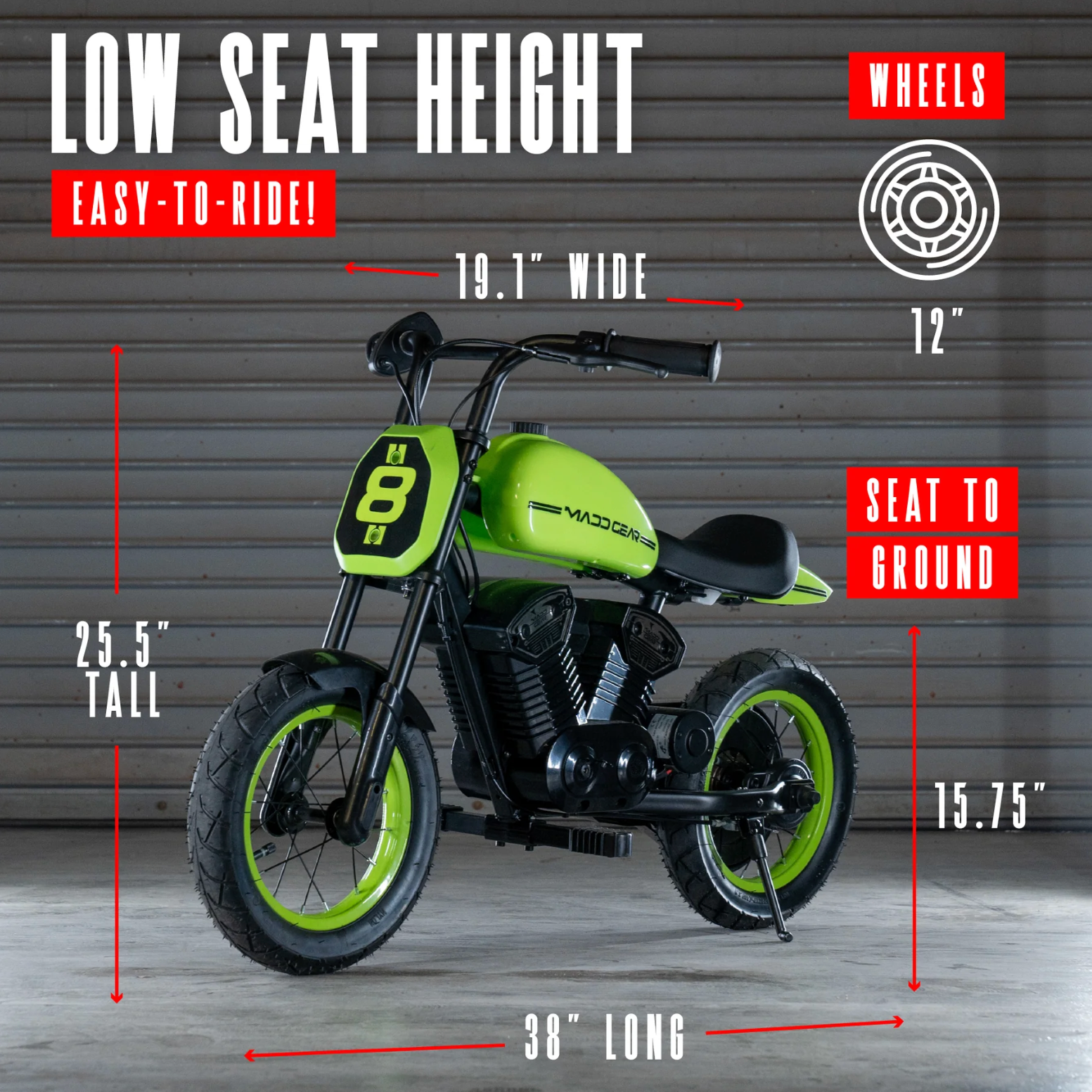 Madd Gear Mini Electric Motor Cycle