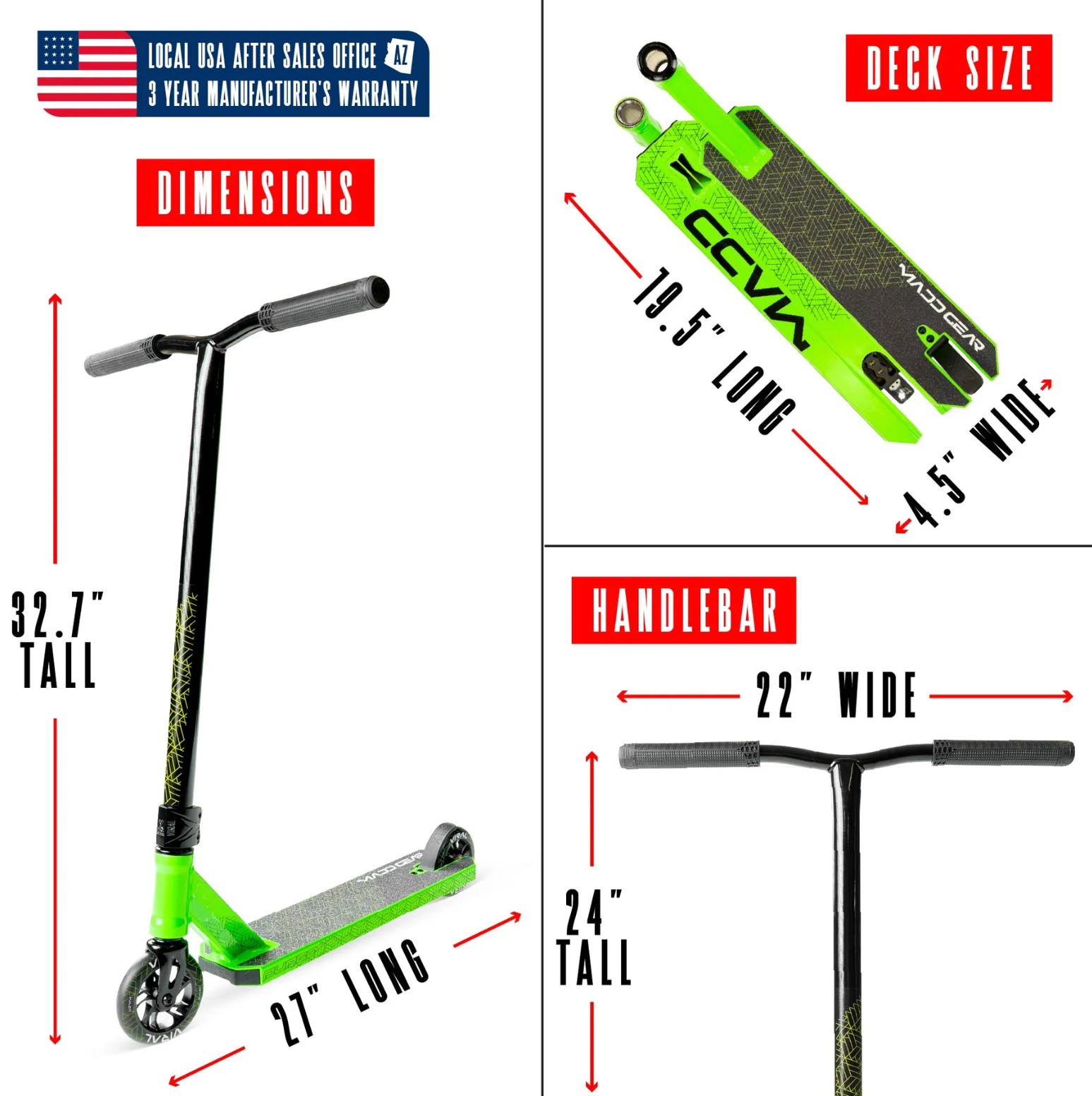 Madd Gear Viral Complete Stunt Scooter - Purge