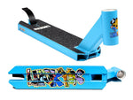 mini scooter deck lucky recruit blue