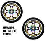 Lucky Scooters QUATRO scooter wheels 110mm - black oil slick