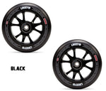 black scooter wheels lucky scooters toasters 110mm